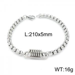 Stainless Steel Bracelet(Men) - KB146921-KLHQ