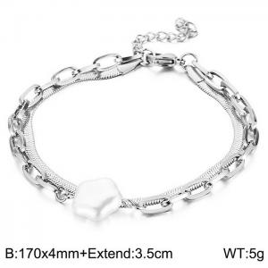 Stainless Steel Bracelet - KB146932-BBJ