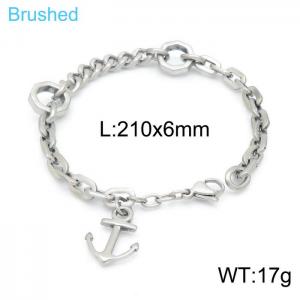 Stainless Steel Bracelet(Men) - KB147181-KLHQ