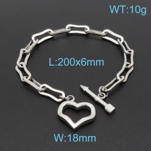 Stainless Steel Bracelet(Men) - KB148918-Z