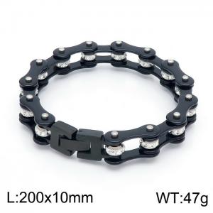 Stainless Steel Bicycle Bracelet - KB150651-KFC
