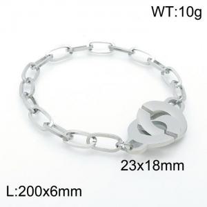 Stainless Steel Bracelet(Men) - KB152238-Z