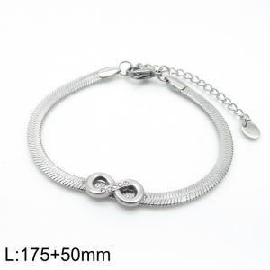 Stainless Steel Stone Bracelet - KB155188-YA