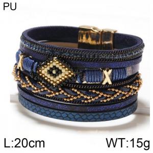 Leather Bracelet - KB156499-WGJZ