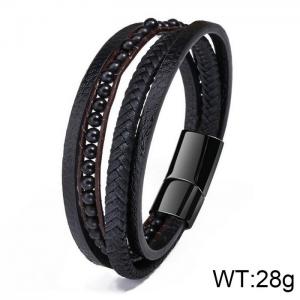 Leather Bracelet - KB156524-WGJZ