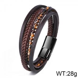Leather Bracelet - KB156525-WGJZ