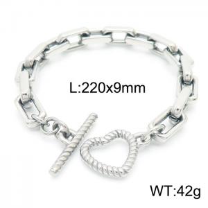 Stainless Steel Bracelet(Men) - KB157227-Z