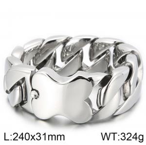 Stainless Steel Bracelet(Men) - KB157501-KJX