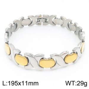 Stainless Steel Gold-plating Bracelet - KB157640-BYZ