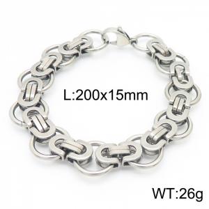 Stainless Steel Bracelet(Men) - KB157715-Z