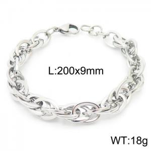 Stainless Steel Bracelet(Men) - KB158038-K
