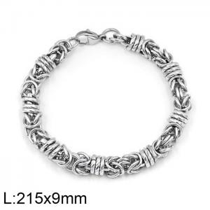 Stainless Steel Bracelet(Men) - KB161115-WGSJ