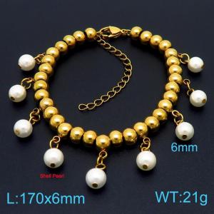 Shell Pearl Bracelets - KB161934-Z