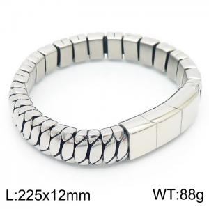 Stainless Steel Bracelet(Men) - KB162577-KJX