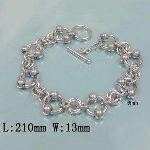 Stainless steel bead bracelet - KB16552-Z