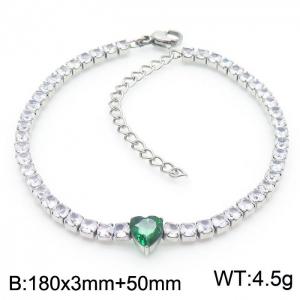 Stainless steel diamond love bracelet - KB168989-Z