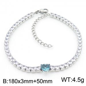 Stainless steel diamond love bracelet - KB168991-Z