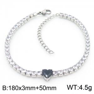 Stainless steel diamond love bracelet - KB168993-Z