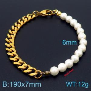 Shell Pearl Bracelets - KB179598-Z