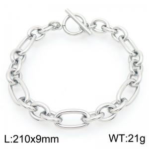 Stainless steel 0-shaped chain bracelet - KB183616-KFC