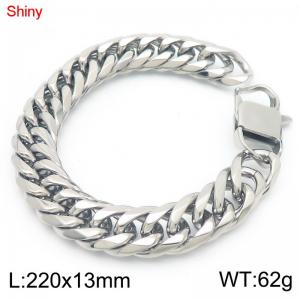 Stainless Steel Bracelet(Men) - KB183618-Z