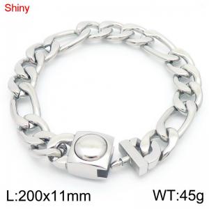 Stainless Steel Bracelet(Men) - KB183635-Z