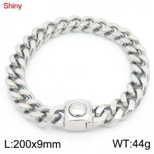 Stainless Steel Bracelet(Men) - KB183644-Z