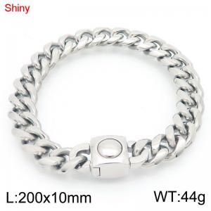 Stainless Steel Bracelet(Men) - KB183650-Z