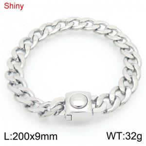 Stainless Steel Bracelet(Men) - KB183664-Z