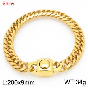 Stainless Steel Gold-plating Bracelet - KB183680-Z