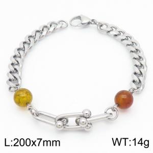 Stainless Steel Bracelet(women) - KB183832-Z