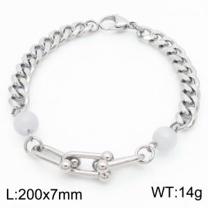 Stainless Steel Bracelet(women) - KB183838-Z