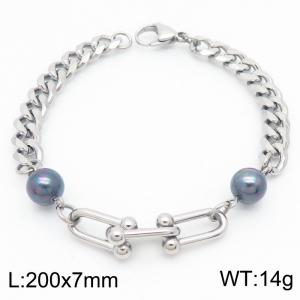 Stainless Steel Bracelet(women) - KB183840-Z