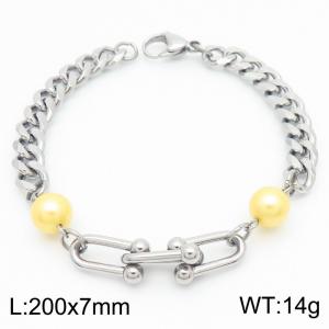 Stainless Steel Bracelet(women) - KB183842-Z
