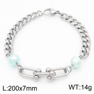 Stainless Steel Bracelet(women) - KB183844-Z