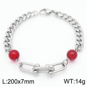 Stainless Steel Bracelet(women) - KB183852-Z