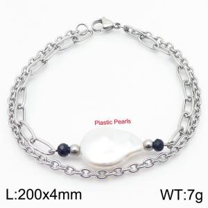 Stainless Steel Bracelet(women) - KB183911-Z