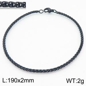 Stainless steel flower basket chain bracelet - KB184173-Z