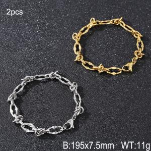 Stainless steel bracelet - KB184409-Z