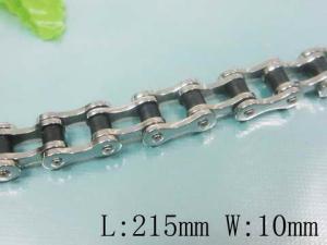Stainless Steel Rubber Bracelet - KB19524