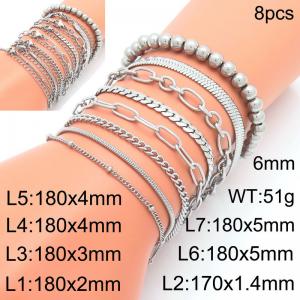 Stainless Steel Bracelet(women) - KB203256-Z