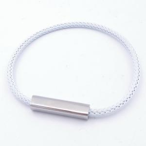 Stainless Steel Wire Bangle - KB204647-SJ