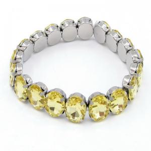 Stainless Steel Stone Bracelet - KB206823-FA