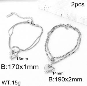Fashion stainless steel chain bracelet - KB208326-Z