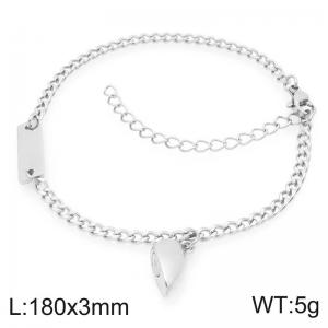 Stainless steel chain handmade with small accessories bracelet - KB208382-Z