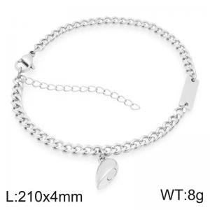 Stainless steel chain handmade with small accessories bracelet - KB208383-Z