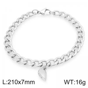 Stainless steel chain handmade with small accessories bracelet - KB208386-Z
