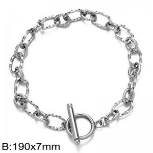 Fashion stainless steel chain bracelet - KB208419-Z