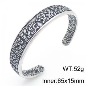 Stainless Steel Bangle - KB209285-LU