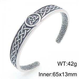 Stainless Steel Bangle - KB209290-LU